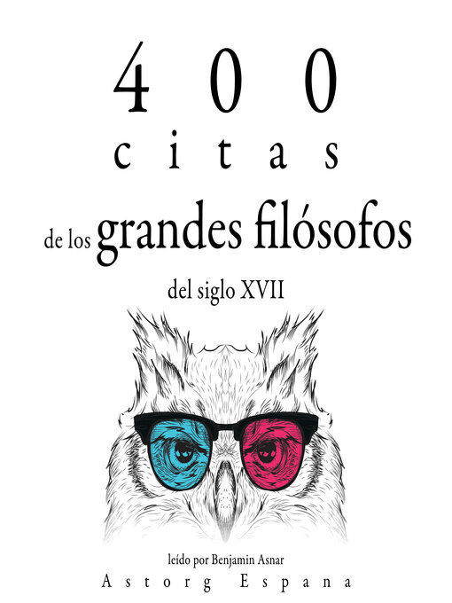 Title details for 400 citas de los grandes filósofos del siglo XVII by Baruch Spinoza - Available